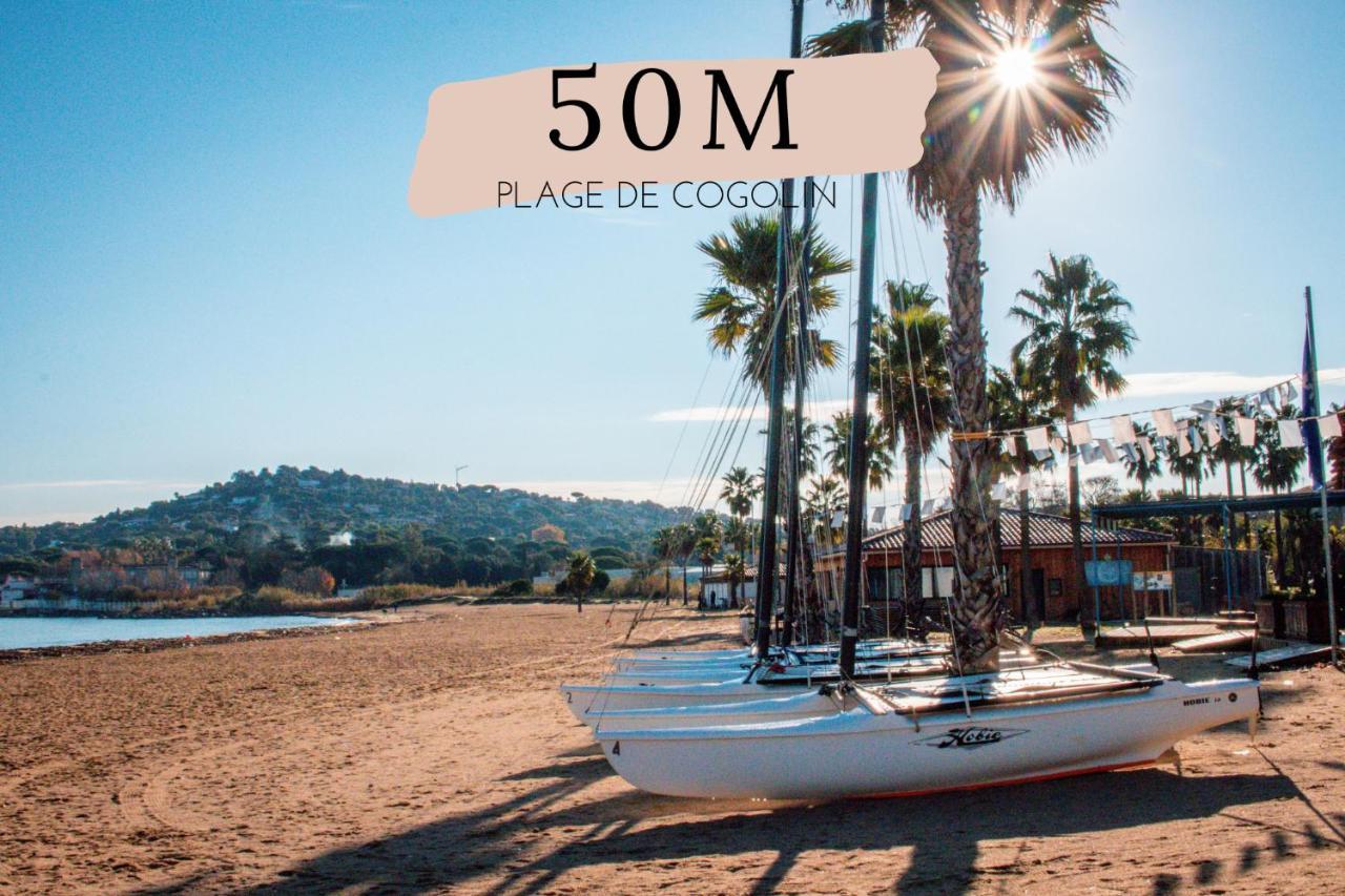 Le Ptit Terra - Piscine - Plage Gassin Bagian luar foto