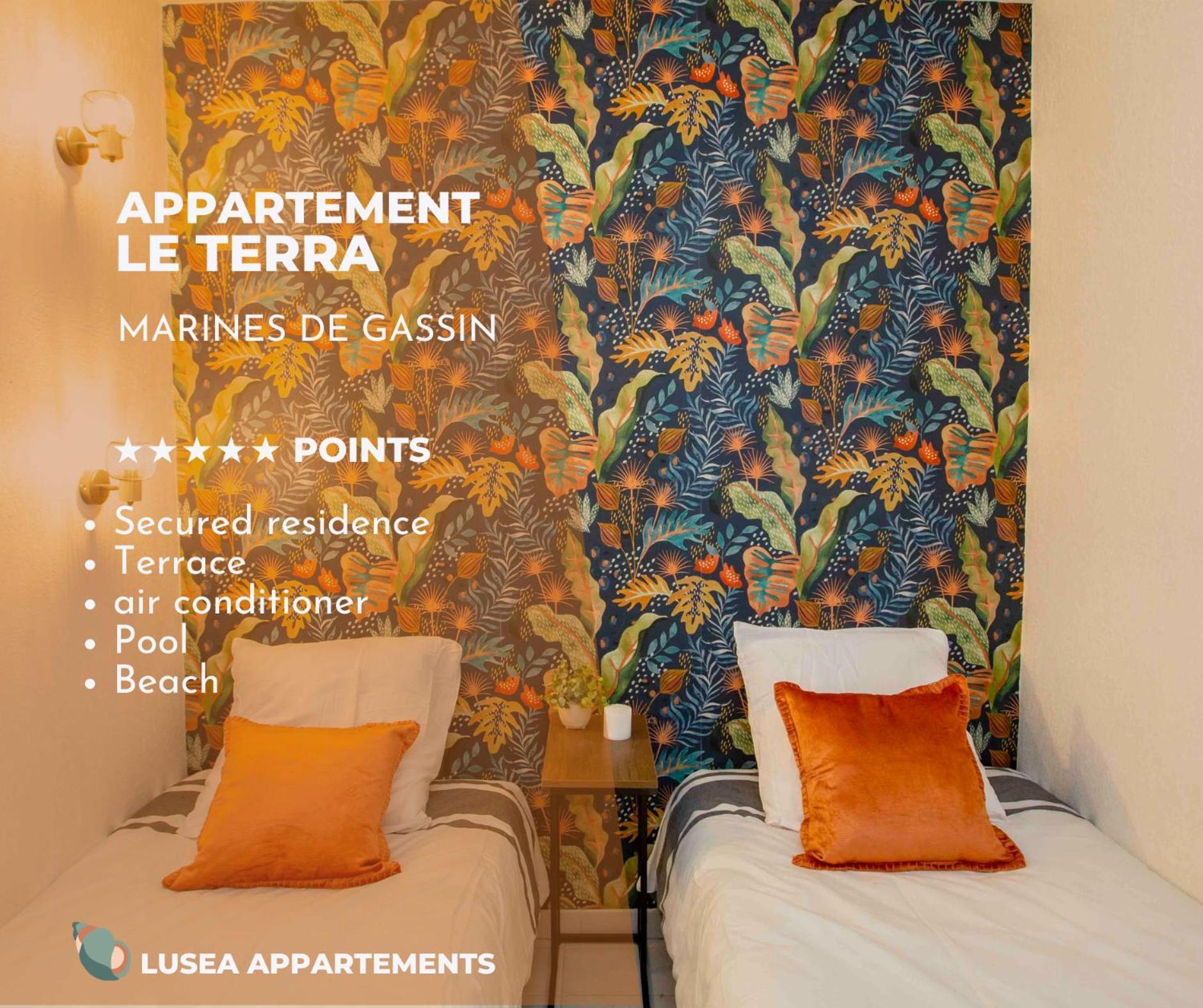 Le Ptit Terra - Piscine - Plage Gassin Bagian luar foto